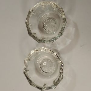 Westmoreland Open Salt Cellars | Set of Two | Glass Open Salt Cellars | 1920's s